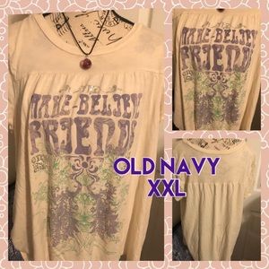 Old Navy Top - Make Believe Friends - XXL